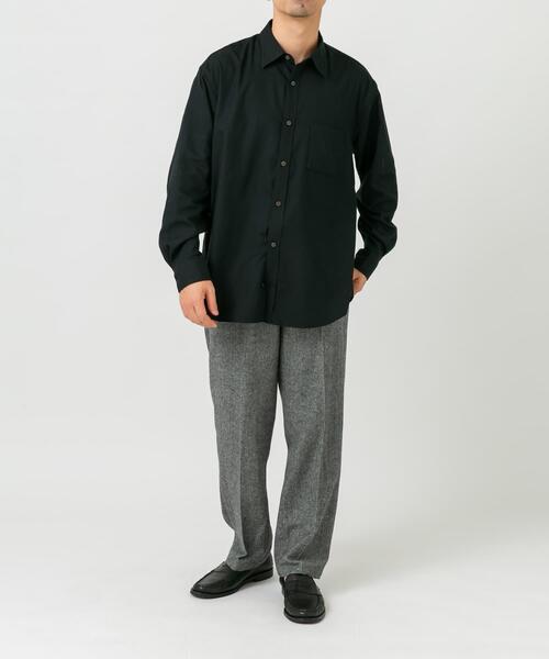 URBAN RESEARCH ROSSO MEN(アーバンリサーチロッソメン)の「『蓄熱 / XLサイズあり』アーバンリラックスサーモネルレギュラーシャツ(シャツ/ブラウス・メンズ・アイボリー/ブラック/ライトグレー/ダークブラウン/インディゴブルー/ネイビー・SMALL/MEDIUM/LARGE/X-LARGE)」の21枚目の写真