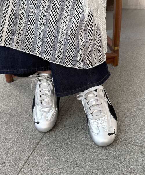 PUMA(プーマ)の「【PUMA/プーマ】SPEEDCAT METALLIC(スニーカー・レディース・シルバー・2/3/4/1)」の13枚目の写真