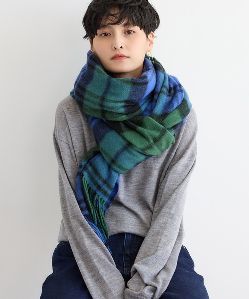 TWEED MILL(ツイードミル)の「BARNYARDSTORM / TWEEDMILL(ツイードミル)ストール【WEB限定カラー】【YouTube「i.style closet」紹介アイテム】(ストール/ショール・レディース・ブルー/ブラウン/レッド/レッド系その他/ベージュ・FREE)」の19枚目の写真