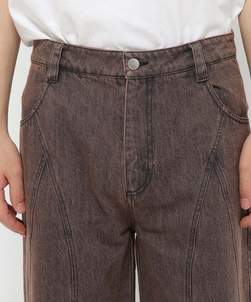 HARE(ハレ)の「NEOカーブデニムパンツ(HARE)(デニムパンツ・メンズ・ブラウン/ブラック・SMALL/MEDIUM)」の13枚目の写真