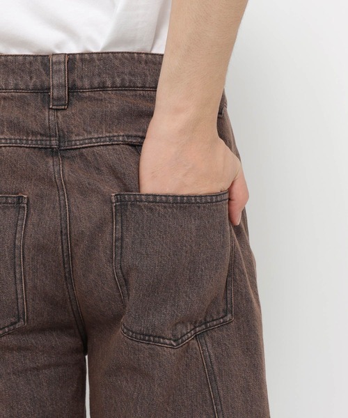 HARE(ハレ)の「NEOカーブデニムパンツ(HARE)(デニムパンツ・メンズ・ブラウン/ブラック・SMALL/MEDIUM)」の17枚目の写真