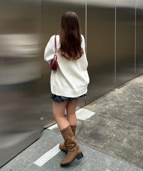 Another Branch olive des olive（アナザーブランチオリーブデオリーブ）の「USAニット（ニット/セーター・レディース・アイボリー/その他1/ネイビー/その他2・FREE）」の11枚目の写真