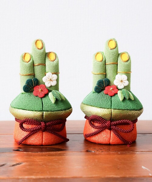 ハンドメイド　木目込み人形　門松 門松A 木目込み人形 - 🐻3匹の犬🐻 | minne byGMOペパボ 国内最大級の