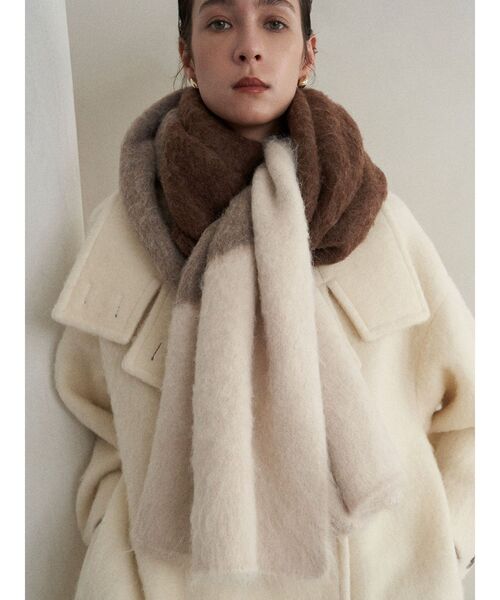 ELENDEEK(エレンディーク)の「マルチカラーストール(ストール/ショール・レディース・ブルー/ブラウン・FREE)」の1枚目の写真