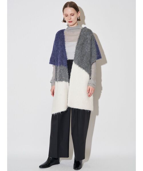 ELENDEEK(エレンディーク)の「マルチカラーストール(ストール/ショール・レディース・ブルー/ブラウン・FREE)」の11枚目の写真