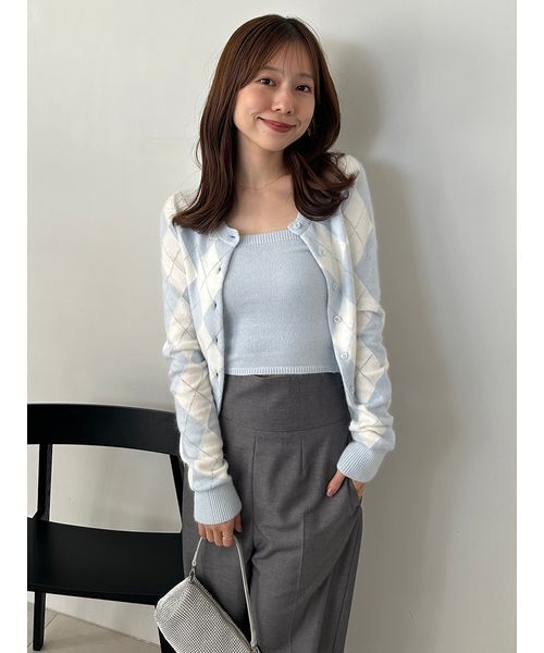 アーガイルニットアンサンブル（ニット/セーター）｜SNIDEL