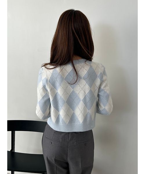 アーガイルニットアンサンブル（ニット/セーター）｜SNIDEL