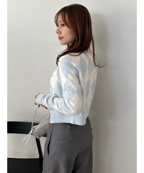 アーガイルニットアンサンブル（ニット/セーター）｜SNIDEL