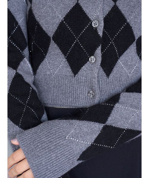 アーガイルニットアンサンブル（ニット/セーター）｜SNIDEL