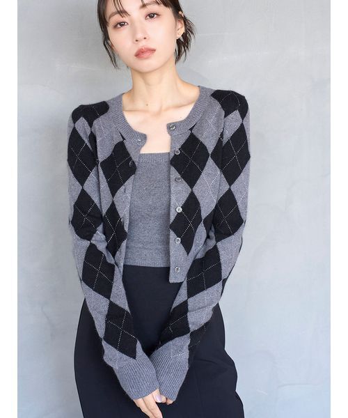 アーガイルニットアンサンブル（ニット/セーター）｜SNIDEL