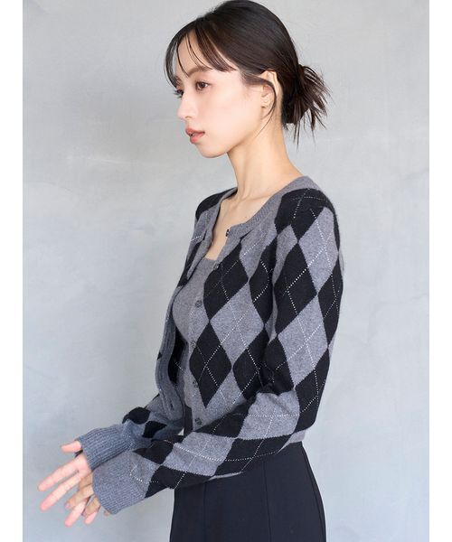 アーガイルニットアンサンブル（ニット/セーター）｜SNIDEL