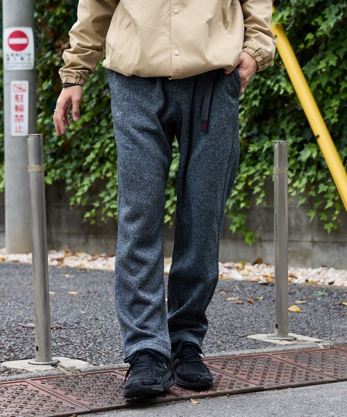 Gramicci(グラミチ)の「Gramicci/グラミチ BONDING KNIT FLEECE EAZY TAPERED PANT ニットフリース イージーテーパードパンツ(スウェットパンツ・メンズ・ヘザーチャコール/ヘザーグレー/オートミール/チャコール/オリーブ/ブラック・S/XXL/XL/L/M)」の4枚目の写真