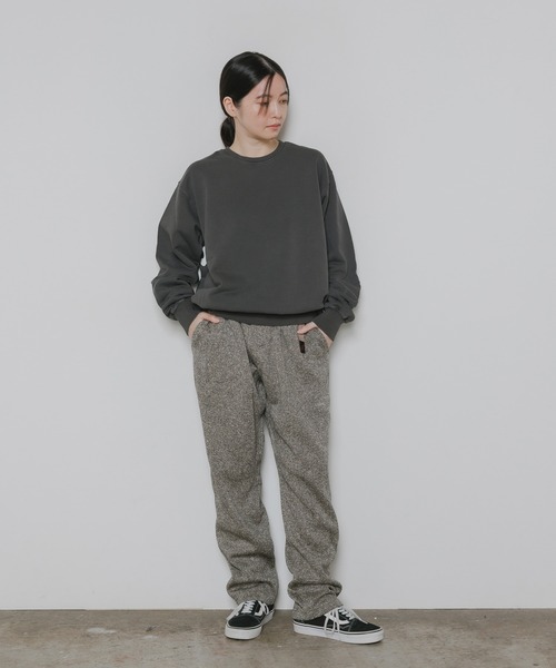 Gramicci(グラミチ)の「Gramicci/グラミチ BONDING KNIT FLEECE EAZY TAPERED PANT ニットフリース イージーテーパードパンツ(スウェットパンツ・メンズ・ヘザーチャコール/ヘザーグレー/オートミール/チャコール/オリーブ/ブラック・S/XXL/XL/L/M)」の22枚目の写真