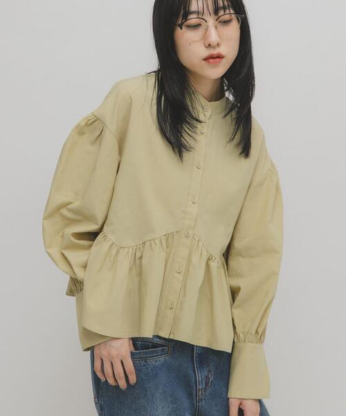 MARQUES ALMEIDA reM'Ade シャツ　ブラウス　アシンメトリー アシンメトリーシャツ（シャツ/ブラウス）｜antiqua（アンティカ）の