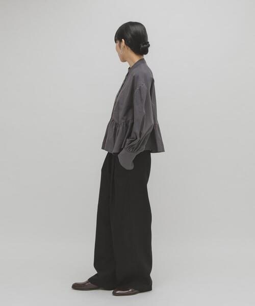 アシンメトリースイッチングブラウス（シャツ/ブラウス）｜KBF