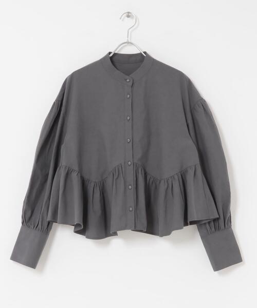 アシンメトリースイッチングブラウス（シャツ/ブラウス）｜KBF