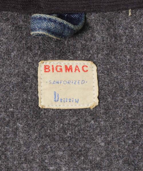 BIG MAC（ビッグマック）の「BIG MAC　DENIM WORK JACKET（デニムジャケット・メンズ・ライトインディゴブルー・LARGE/MEDIUM）」の6枚目の写真