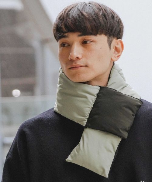 セール】バイカラー中綿マフラー / 576288（マフラー）｜LAKOLE