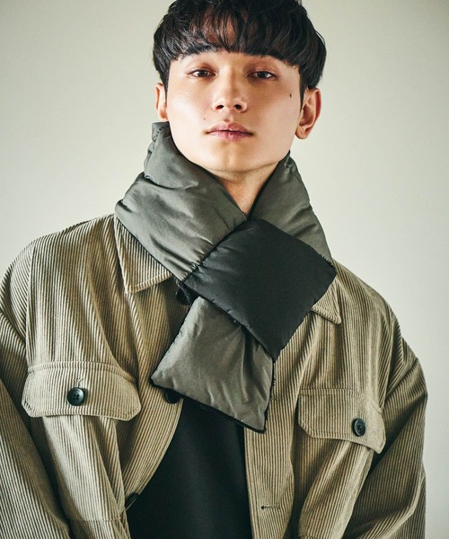 セール】バイカラー中綿マフラー / 576288（マフラー）｜LAKOLE