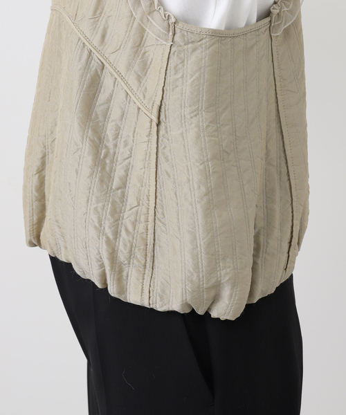 AP STUDIO（エーピーストゥディオ）の「【StandAlone/スタンド アローン】LACE TRIMMED SMOCKING TOP（キャミソール・レディース・カーキ・FREE）」の21枚目の写真