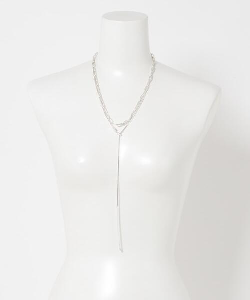 URBAN RESEARCH ROSSO WOMEN(アーバンリサーチ ロッソ)の「CHIGNON オーバル&ボールTOPネックレス(ネックレス・レディース・シルバー/ゴールド・FREE)」の7枚目の写真