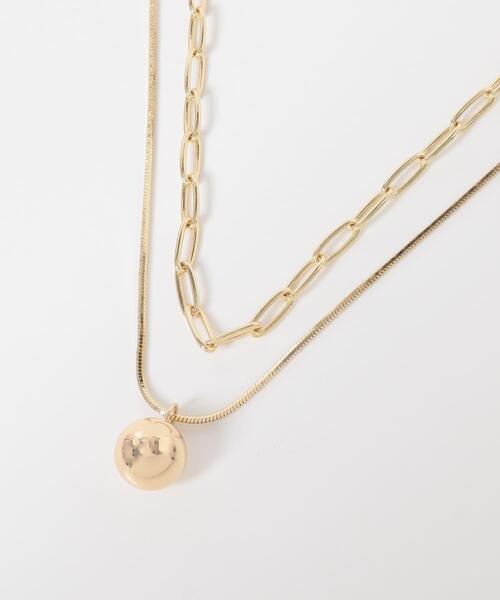URBAN RESEARCH ROSSO WOMEN(アーバンリサーチ ロッソ)の「CHIGNON オーバル&ボールTOPネックレス(ネックレス・レディース・シルバー/ゴールド・FREE)」の13枚目の写真