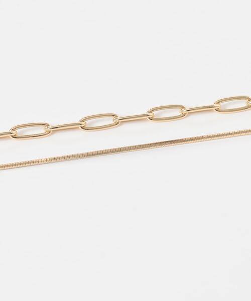 URBAN RESEARCH ROSSO WOMEN(アーバンリサーチ ロッソ)の「CHIGNON オーバル&ボールTOPネックレス(ネックレス・レディース・シルバー/ゴールド・FREE)」の14枚目の写真