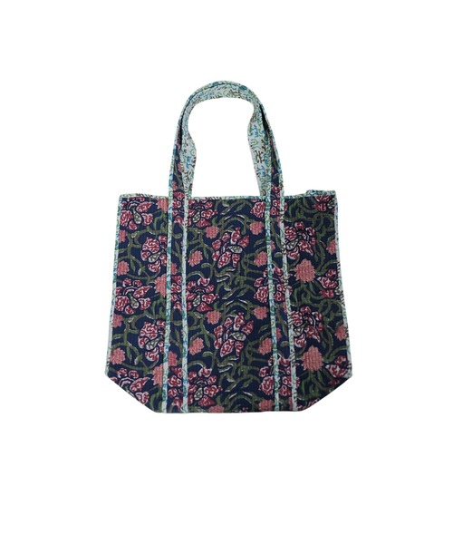 antiqua（アンティカ）の「花柄 キルティング トートバッグ（トートバッグ・レディース・ネイビー/ブルー・FREE）」の15枚目の写真