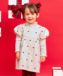 apres les cours | tiny bear キルト刺繍ワンピース(ワンピース)