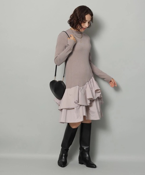 タフタドッキングミニワンピース（ワンピース）｜Arpege story