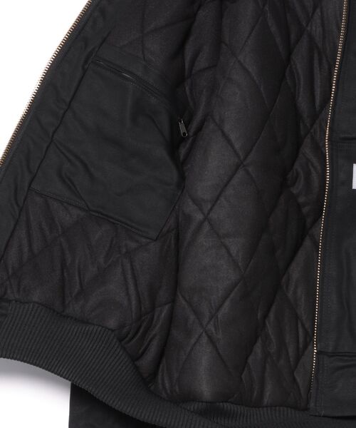 Carhartt（カーハート）の「【Carhartt/カーハート】 フランネル ダックアクティブパーカー J140（ブルゾン・メンズ・ブラック・LARGE/X-LARGE/MEDIUM）」の3枚目の写真