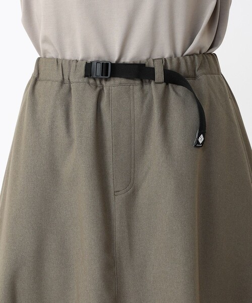 Columbia（コロンビア）の「撥水 Columbia／ウィメンズ トゥリースワロー スカート 2WAY バルーンロング／コロンビア（スカート・レディース・ブラック/グリーン・S/L/M/XL）」の5枚目の写真