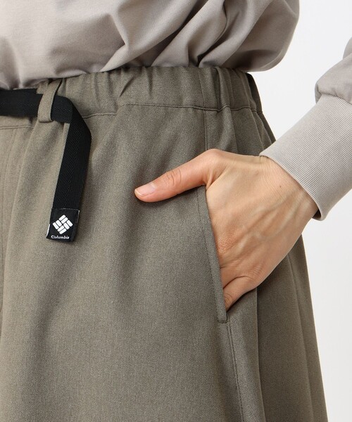 Columbia（コロンビア）の「撥水 Columbia／ウィメンズ トゥリースワロー スカート 2WAY バルーンロング／コロンビア（スカート・レディース・ブラック/グリーン・S/L/M/XL）」の7枚目の写真
