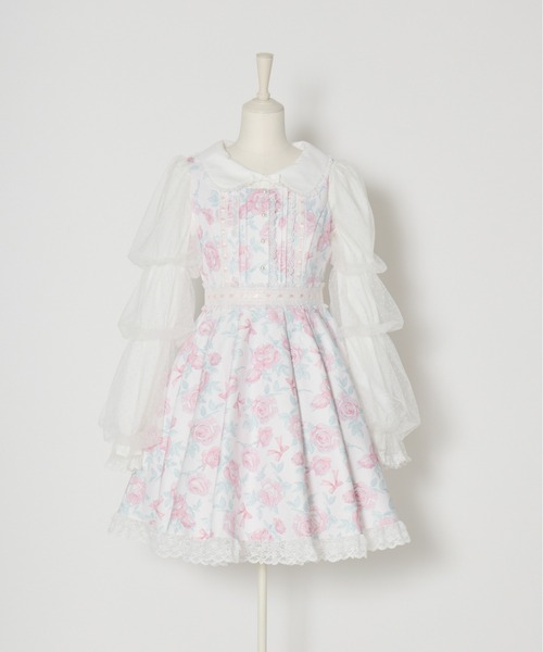 Rosy Floral Angelic onepiece（ワンピース）｜mellfy memory