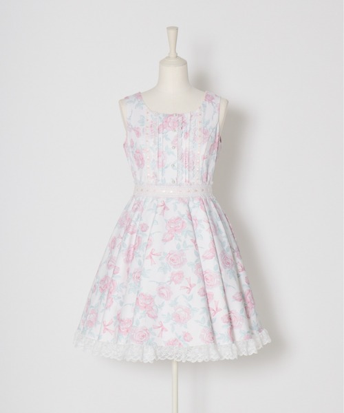 Rosy Floral Angelic onepiece（ワンピース）｜mellfy memory