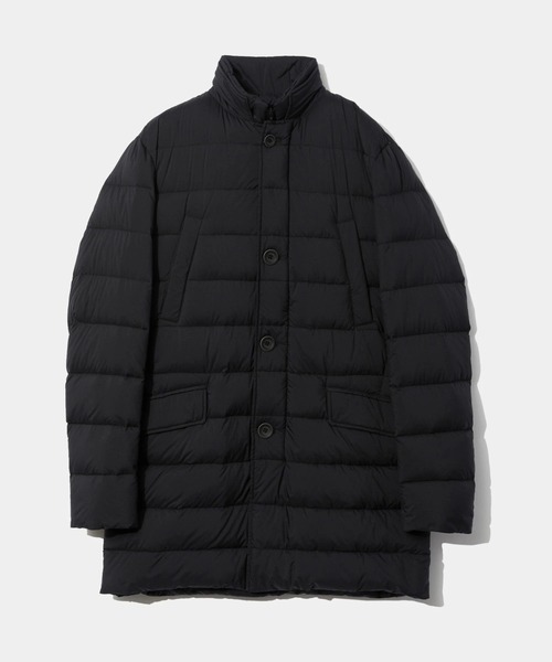 HERNO(ヘルノ)の「HERNO DOWN JACKET ヘルノ ダウンコート(ダウンジャケット/コート・メンズ・ネイビー系1/ブラック・50/44/48/46)」の2枚目の写真