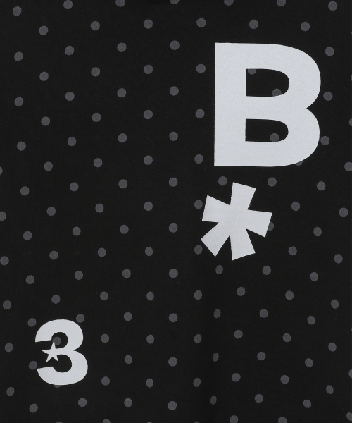 BAUF（バウフ）の「Bロゴスリムフィットフードパーカー[ドットブラック]（パーカー・レディース・その他・FREE）」の4枚目の写真