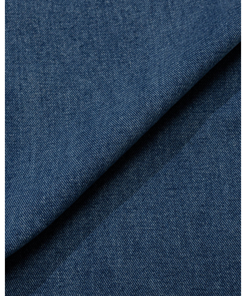 MOAA（モア）の「Fray Hem cut jeans (WASHED DEEP BLUE)（デニムパンツ・レディース・その他・SMALL/MEDIUM）」の4枚目の写真