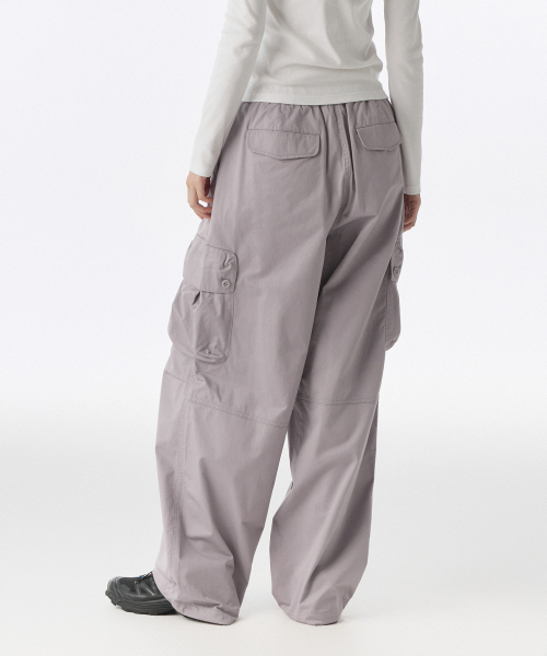 MUSINSA STANDARD WOMAN（ムシンサスタンダードウーマン）の「ウィメンズコットンパラシュートカーゴパンツ[パープルグレー]（スウェットパンツ・レディース・その他・30/24/26/28/22）」の6枚目の写真