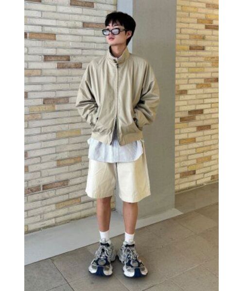 MUSINSA STANDARD（ムシンサスタンダード）の「コットンワイドバミューダショーツ[クリーム]（その他パンツ・メンズ・その他・36/34/30/31/33/28/29/27/32/38）」の8枚目の写真
