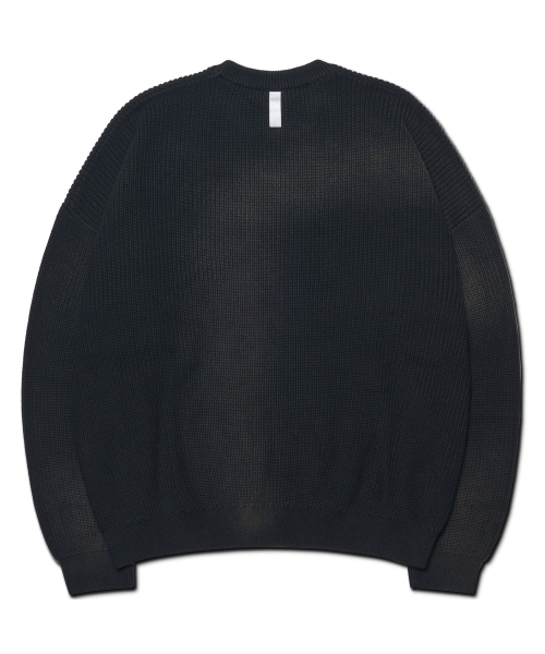 NOMANUAL（NOMANUAL）の「SPRAY DYEING KNIT - BLACK（ニット/セーター・レディース・その他・X-LARGE/SMALL/MEDIUM/LARGE）」の2枚目の写真