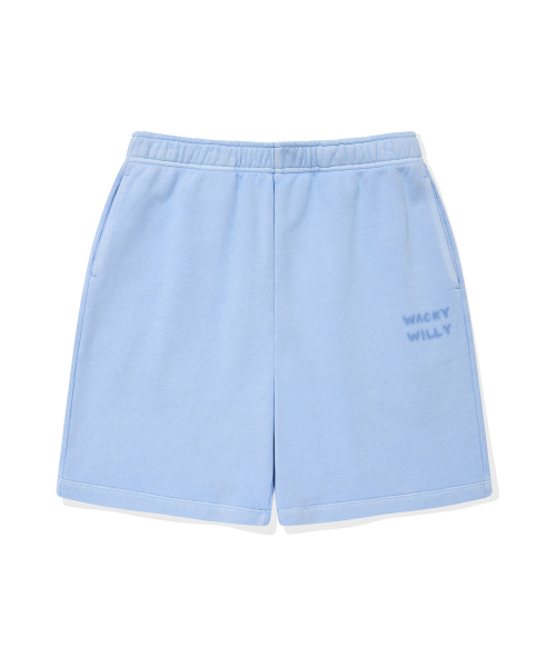 Wacky WiLLy(ワッキーウィリー)の「ウィメンズピグメントウォッシングスウェットショートパンツスカイブルー(その他パンツ・レディース・その他・SMALL/MEDIUM)」の1枚目の写真