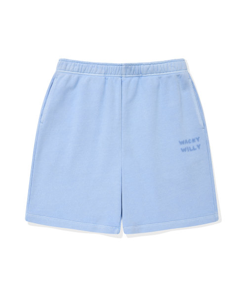 Wacky WiLLy(ワッキーウィリー)の「ウィメンズピグメントウォッシングスウェットショートパンツスカイブルー(その他パンツ・レディース・その他・SMALL/MEDIUM)」の2枚目の写真