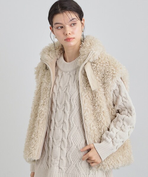 セール】プラスするだけでこなれ見え ボアベスト（ベスト）｜THE SHOP