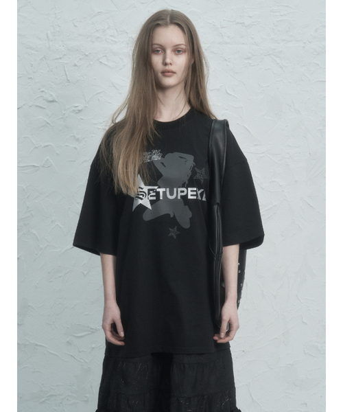 SETUP-EXE(セットアップイーエックスイー)の「KISS KILL BOX T-SHIRT / BLACK(Tシャツ/カットソー・レディース・その他・SMALL/MEDIUM)」の1枚目の写真