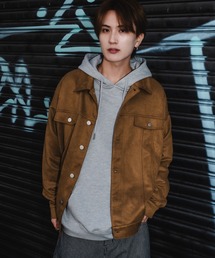 improves（インプローブス）の「スエードタッチ トラッカージャケット（ブルゾン）」