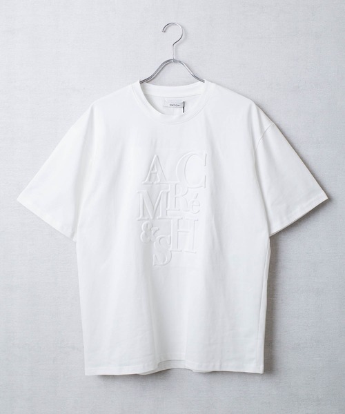 SWITCH BY ARCH(スイッチバイアーチ)の「【W】【it】【ARC】【SWITCH by ARCH】エンボス ロゴ Tシャツ(Tシャツ/カットソー・レディース・ホワイト/ブラック・FREE)」の5枚目の写真