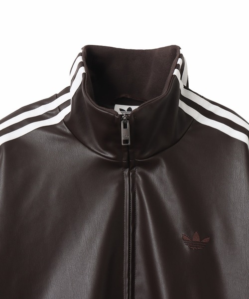 adidas PLEATHER 3STRIPES TRACK TOP / アディダス プレザー 3