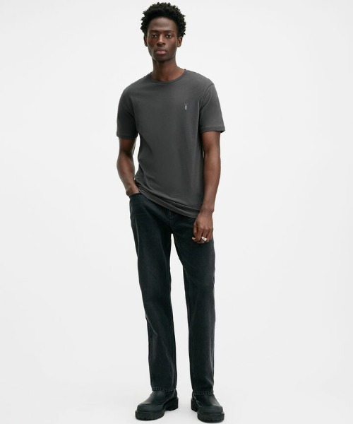 ALLSAINTS(オールセインツ)の「ALLSAINTS BRACE SS CREW(Tシャツ/カットソー・メンズ・ダークグレー・X-SMALL/X-LARGE/SMALL/MEDIUM)」の3枚目の写真