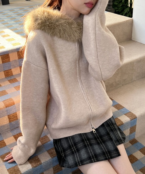 FURFUR(ファーファー) ボウタイトリムニットセットアップRWNO255038